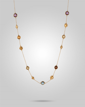 Gemstone twinkle necklace