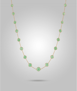 Chrysophrase bliss necklace