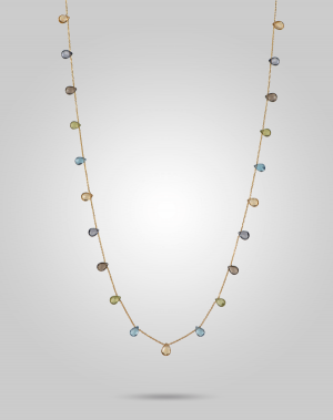 Rainbow dreams gemstone necklace
