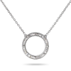 White gold diamond necklace