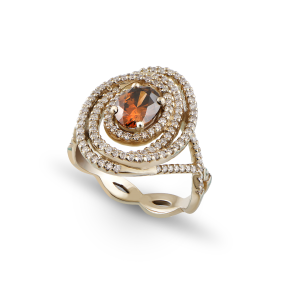 Enchanted swirls ring