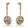 Merry champagne diamond dangler earrings