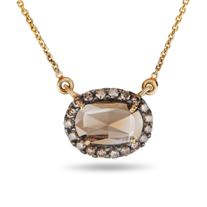 Rose cut necklace