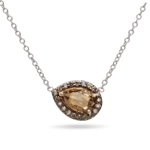 Swinging drop necklace