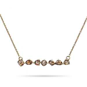 Dazzling line necklace