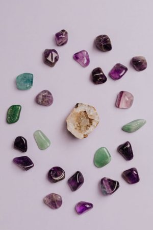 A pack of 10 mix Assorted Gemstones (picture only for illustration)